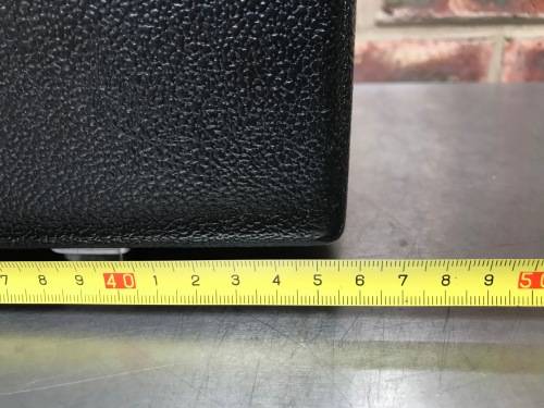 Vintage Samsonite Classic Black Hard Shell Slim Brief Case with Combo Lock, from 70/80ties Germany