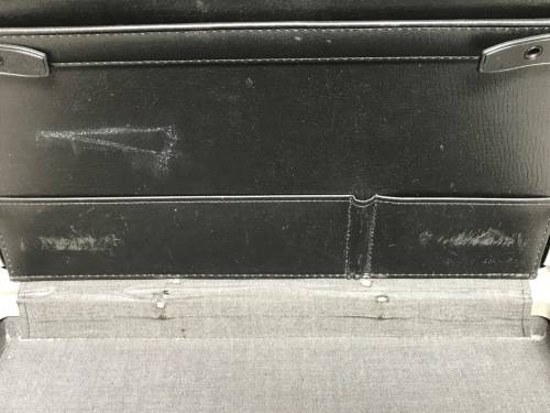 Vintage Samsonite Classic Black Hard Shell Slim Brief Case with Combo Lock, from 70/80ties Germany