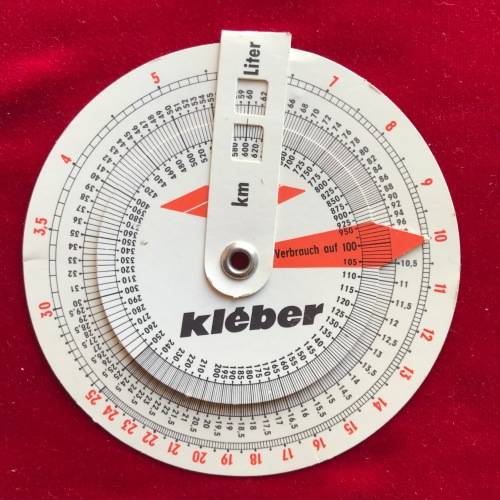 Fuel economy and currency conversion calculator disc vintage lot, bmw,ect