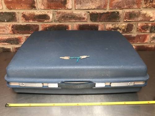 Samsonite Suitcase retro vintage blue from the 70s