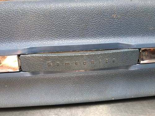 Samsonite Suitcase retro vintage blue from the 70s