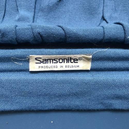 Samsonite Suitcase retro vintage blue from the 70s
