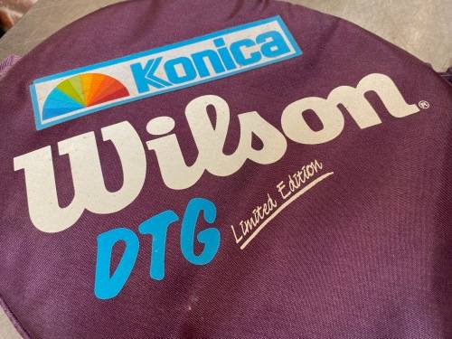 Wilson DTG Tennis Racket vintage collectors item, Konica