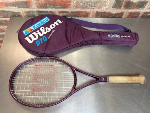 Wilson DTG Tennis Racket vintage collectors item, Konica