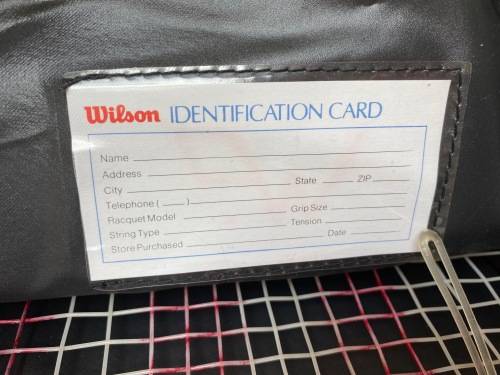Wilson DTG Tennis Racket vintage collectors item, Konica