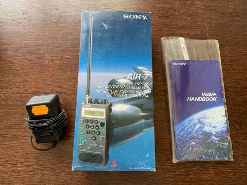 Sony Air 7 original box and instructions, working, incl. Power Adapter, Radio, Air, vintage, 1985
