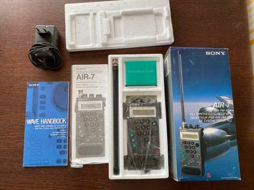Sony Air 7 original box and instructions, working, incl. Power Adapter, Radio, Air, vintage, 1985