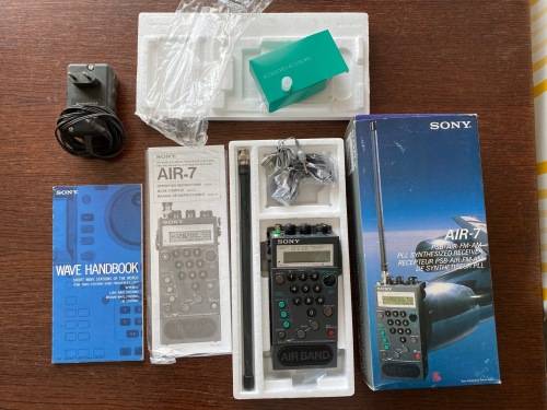 Sony Air 7 original box and instructions, working, incl. Power Adapter, Radio, Air, vintage, 1985