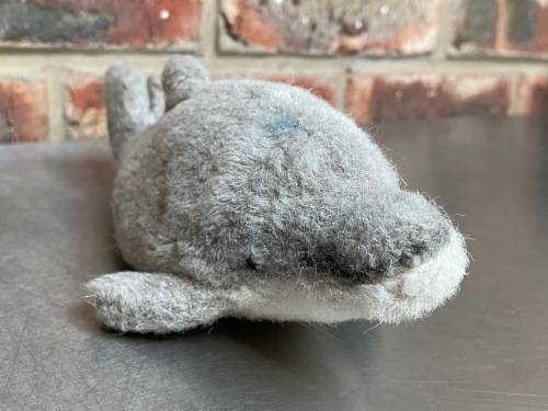 Steiff dolphin 2320/25, Germany, collectors item, vintage, kids toy, made in Germany
