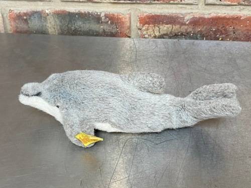 Steiff dolphin 2320/25, Germany, collectors item, vintage, kids toy, made in Germany