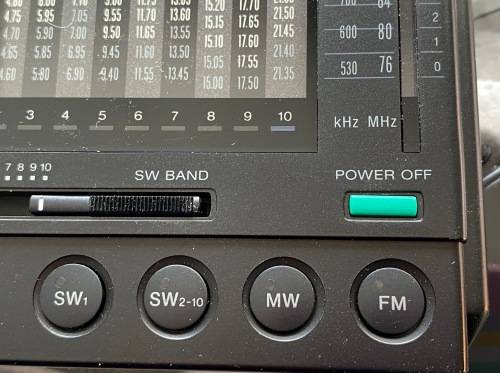 Sony ICF-7601 original box , instructions, working, 12 Band Radio, Air, vintage, 1987, like new