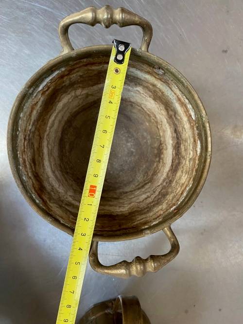 Brass Lot 1 pot and jug vintage , collectors item