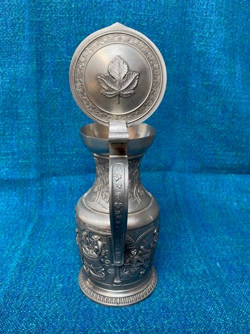 Pewter Wine Jug ,Beer Mug, SKS Design Germany,70s, Lot9, hight 23cm,859gr