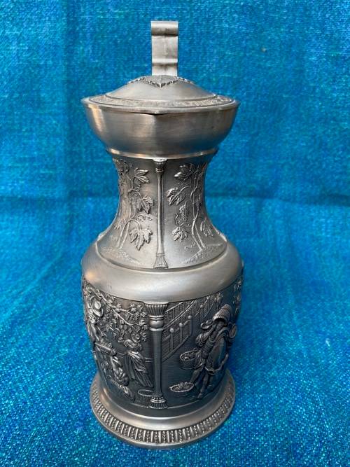 Pewter Wine Jug ,Beer Mug, SKS Design Germany,70s, Lot9, hight 23cm,859gr