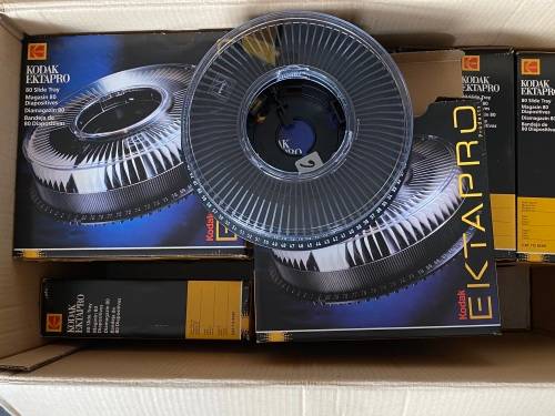 Kodak Ektapro Carousel / S-AV 2000 Projector Slide Tray / Magazine LOT A  (Lot of 13 trays)