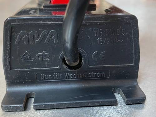 APSA  NR. 5000S  1.50m cable  8 Socket Type F - German Schuko Extension Lead, black,multiplug