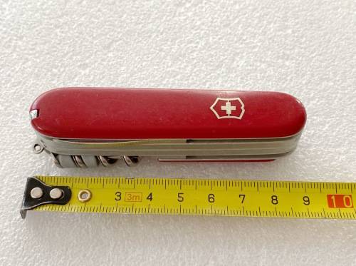 Victorinox Officier Suisse (red) vintage, pocket knife,Switzerland, stainless, rostfrei,