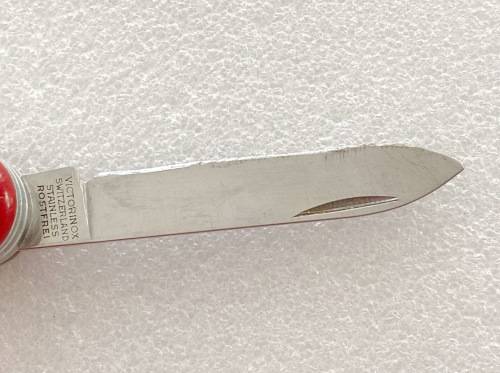 Victorinox Officier Suisse (red) vintage, pocket knife,Switzerland, stainless, rostfrei,