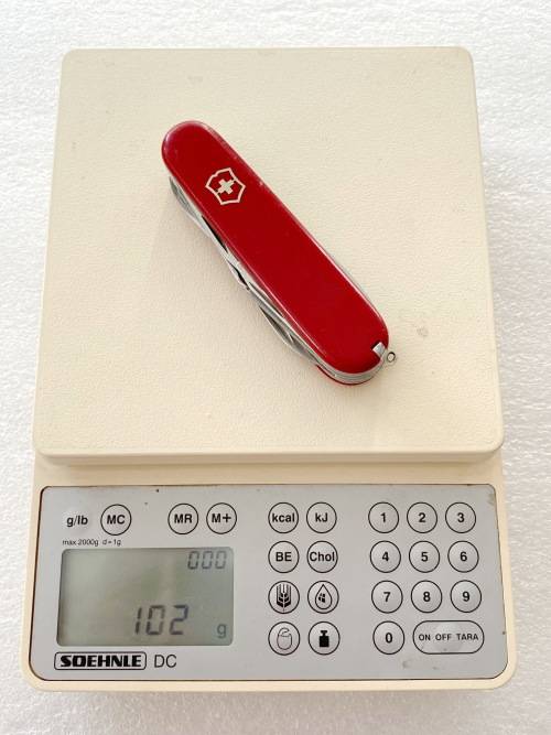 Victorinox Officier Suisse (red) vintage, pocket knife,Switzerland, stainless, rostfrei,