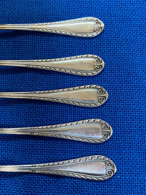 Vintage Fork small Lot 4, 5x Fork Breuker 90 silver , cake fork , Germany ,collectors item