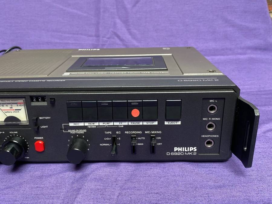 Philips D 6920 MK2 Cassette recorder stereo AV