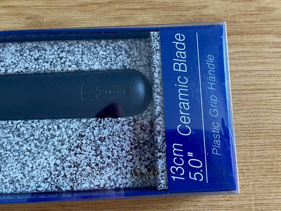 KYOCERA Utility Ceramic Knife LK-43, plastic/ceramic, blade length: 13 cm NEW ! Black Handle .