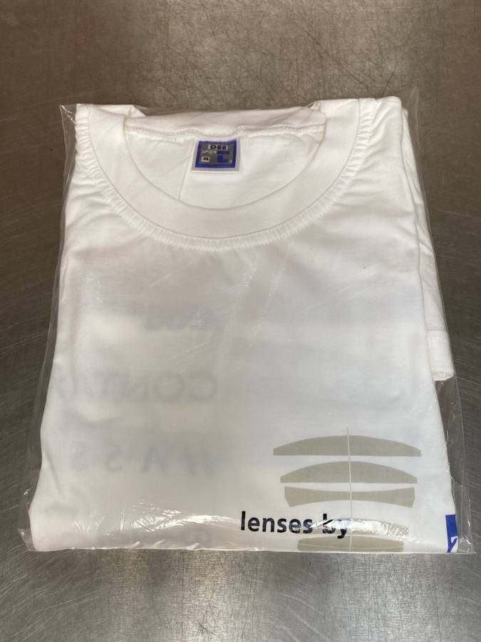 Zeiss T-Shirt white,still new,size XL ,Germany,vintage,collectors item