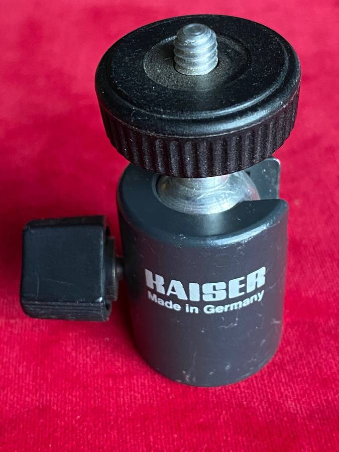 Kaiser Mini tripod ball head ,strong, made in Germany