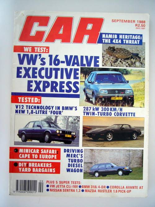 CAR MAGAZINE SEPTEMBER 1988