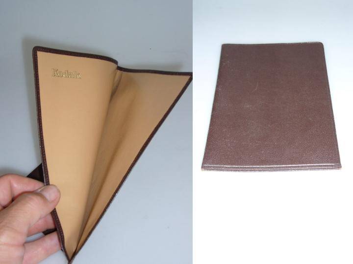 KODAK WALLET LEATHER BROWN