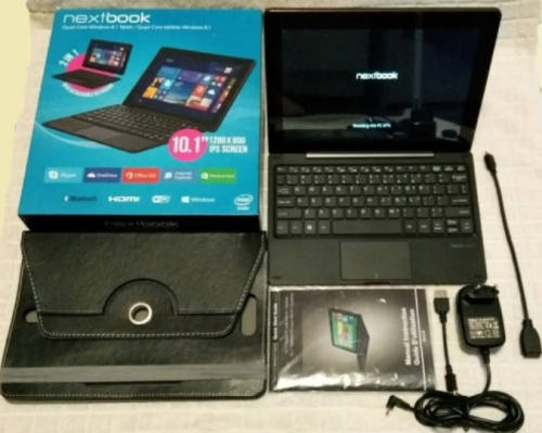 Nextbook 2 in 1 Tablet 10.1'' ( LIKE NEW ) WINDOWS 10.