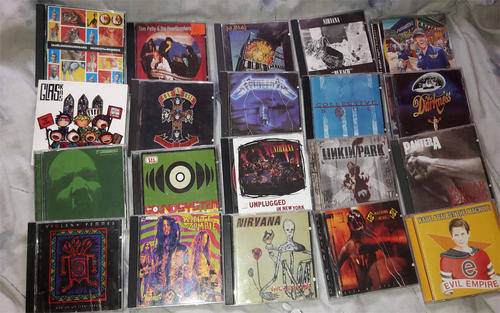 20 Hard Rock Cd's (Nirvana, Metallica, Guns 'n Roses, Linkin Park etc)