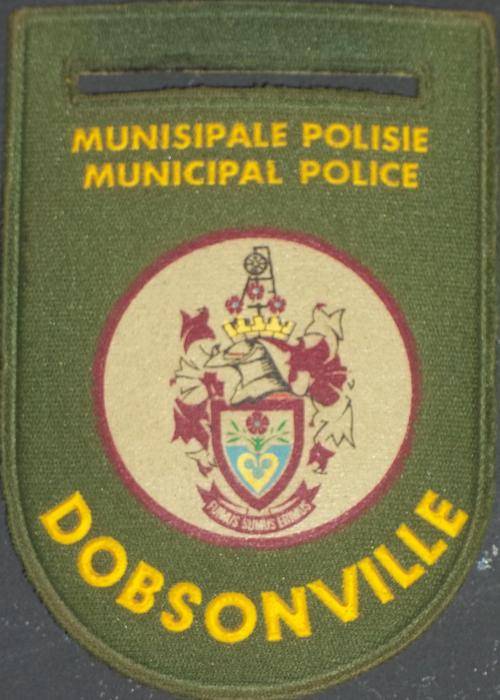 DOBSONVILLE MUNICIPAL POLICE TUPPER FLASH / WITH PIN