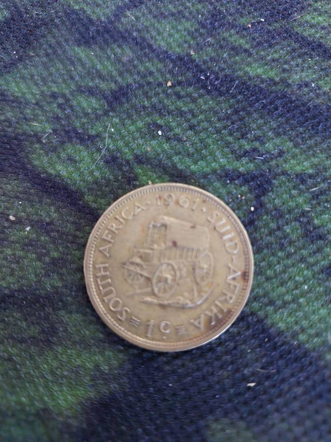 SA 1961 1cent coin
