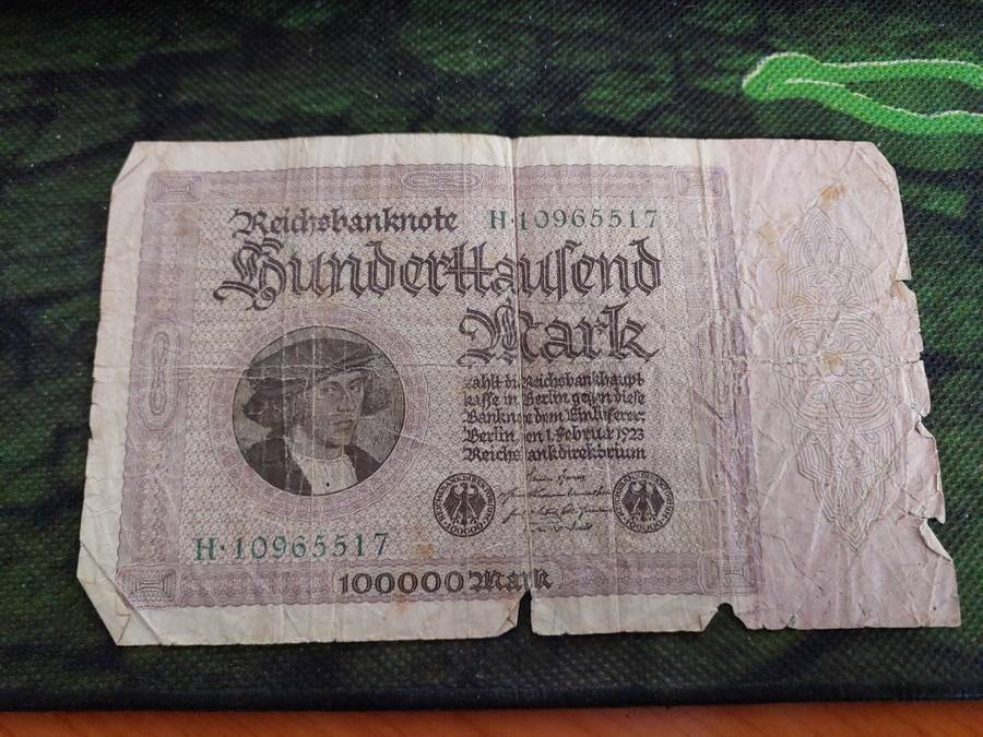 Reichsbanke 100000 FR - Very Old
