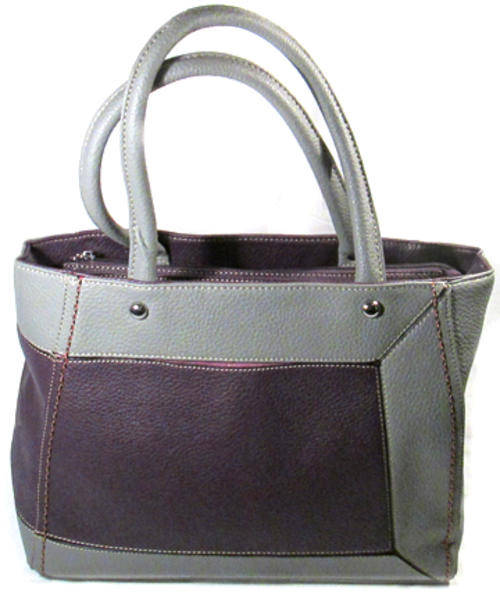 Plum Grey Handbag