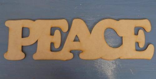Crafty Stuff: Wooden Blanks : PEACE
