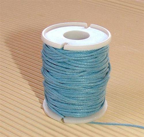 Crafty Stuff: Wax Cord +-6m Roll : Blue