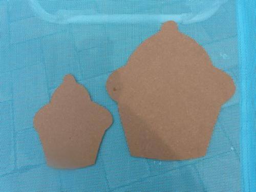 Crafty Stuff: Mosaic Cupcake Kit:  2 cupcakes!