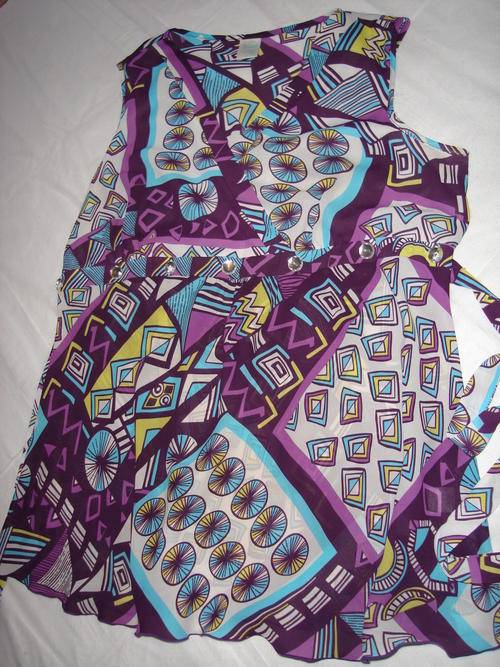 PURPLE / BLUE MATERNITY BLOUSE