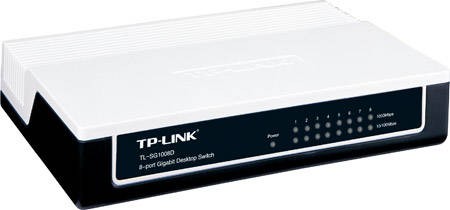 TP-LINK - TL-SG1008D Unmanaged 8 port Gigabit Switch