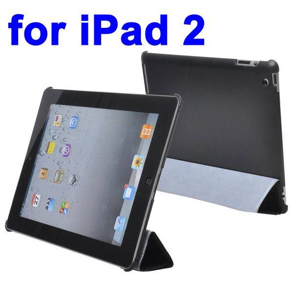 Smart Leather Case with Fold Stand for iPad 2