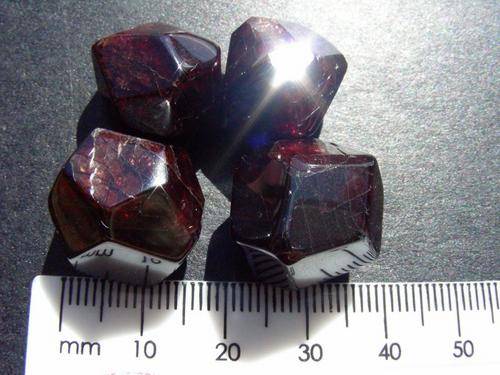 4 X Garnet Tumbled