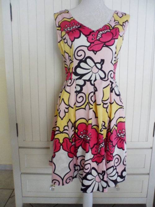 - Vibrant Colorful Fun Summer Dress -