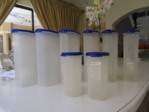 - Genuine Tupperware Storage Containers - set of 8