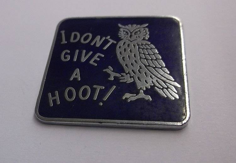 A BIKERS BADGE