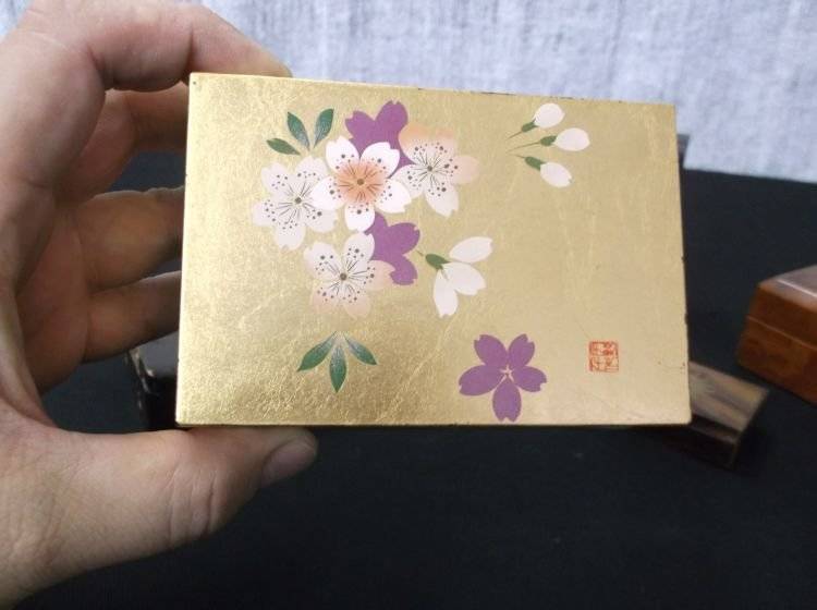 A COOL COLLECTION OF 6 VINTAGE AND INTERESTING TRINKET , CIGARETTE AND CARD BOXES ...NICE !!