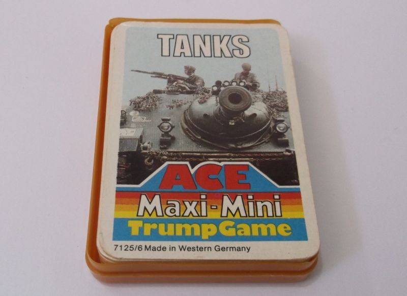 ABSOLUTELY RARE AND AWESOME !! TRUMPS !!....MAXI MINI.....TANKS....BOOOOM !!!!