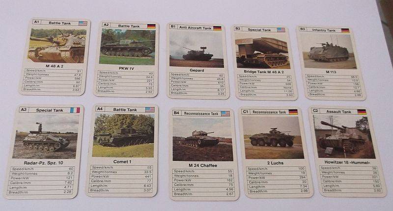 ABSOLUTELY RARE AND AWESOME !! TRUMPS !!....MAXI MINI.....TANKS....BOOOOM !!!!