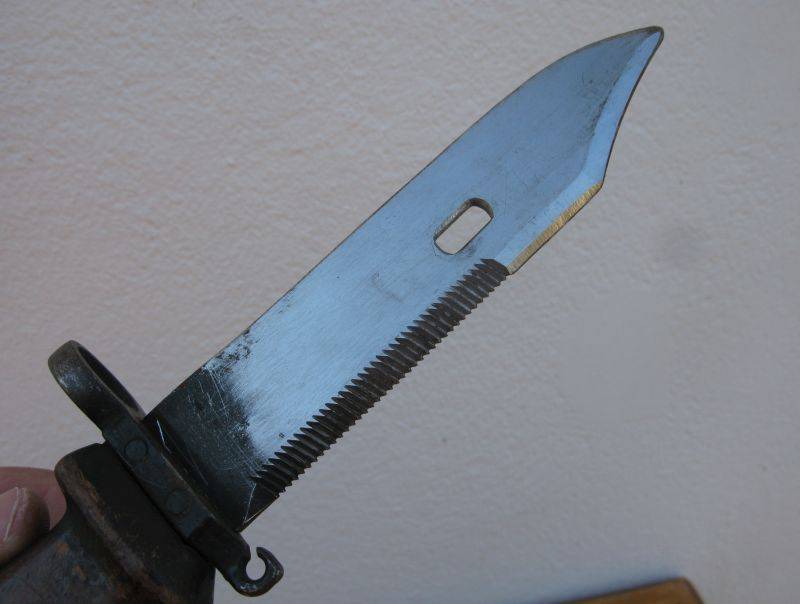 WOW !! WOW !! A TOTALLY COOL ORIGINAL VINTAGE ""AK47"" BAYONET WITH SHEATH ...WICKED !!